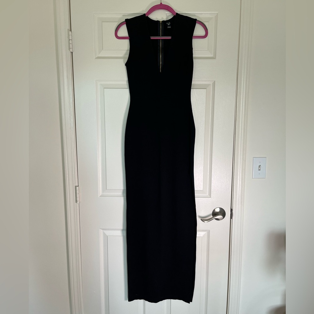 Black formal maxi dress